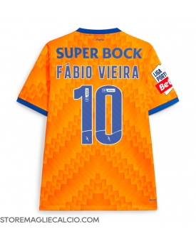 Porto Fabio Vieira #10 Maglia Gara Trasferta Repliche 2024-25 Maniche Corte